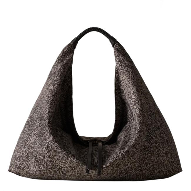 Borbonese Hobo Large Plie Catrame - 1