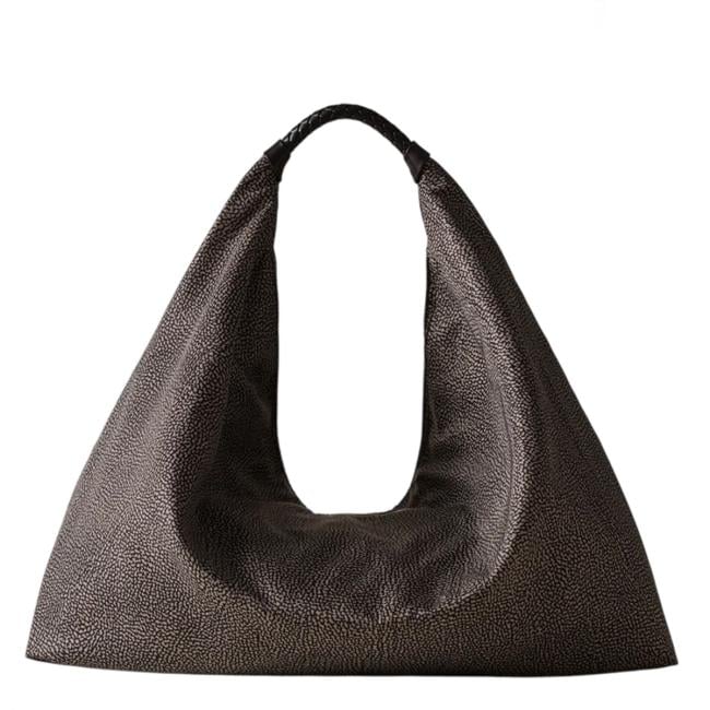 Borbonese Hobo Large Plie Catrame - 3