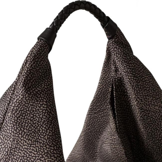 Borbonese Hobo Large Plie Catrame - 4