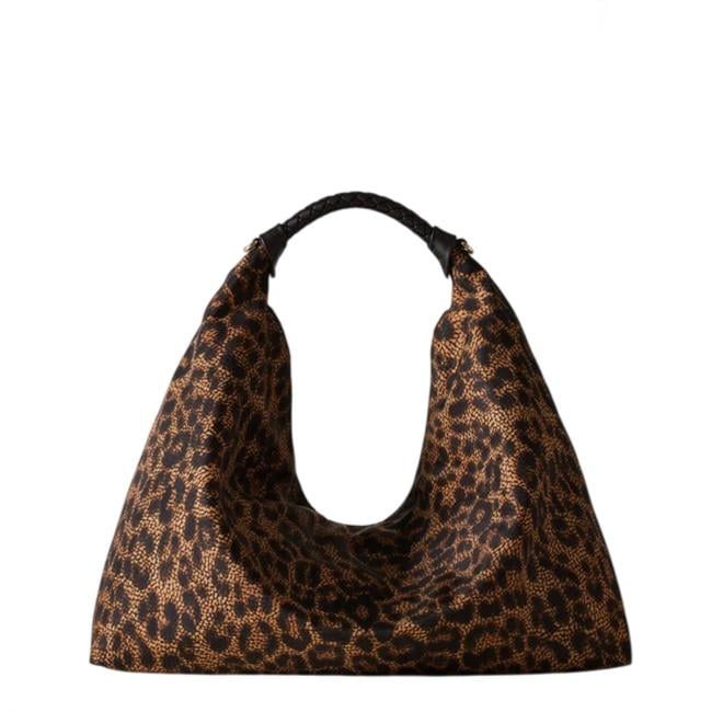 Borbonese Hobo Medium Plie Corteccia - 1