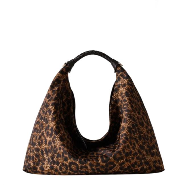 Borbonese Hobo Medium Plie Corteccia - 3