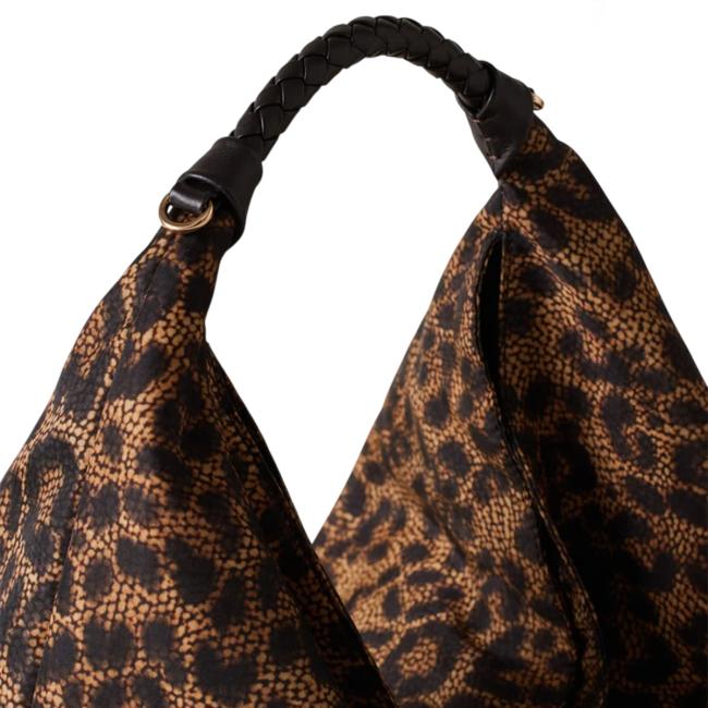 Borbonese Hobo Medium Plie Corteccia - 4