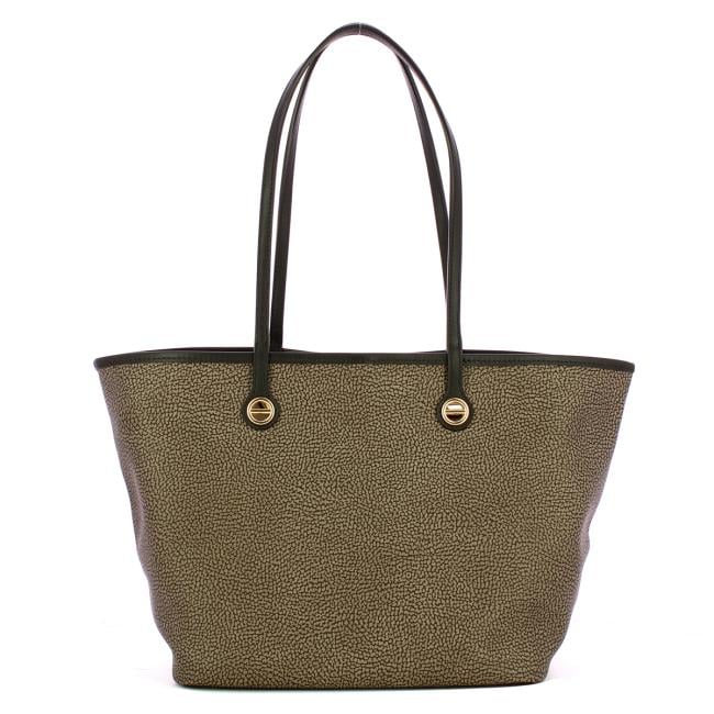 Borbonese Shopping Medium Flight Carbone - 3