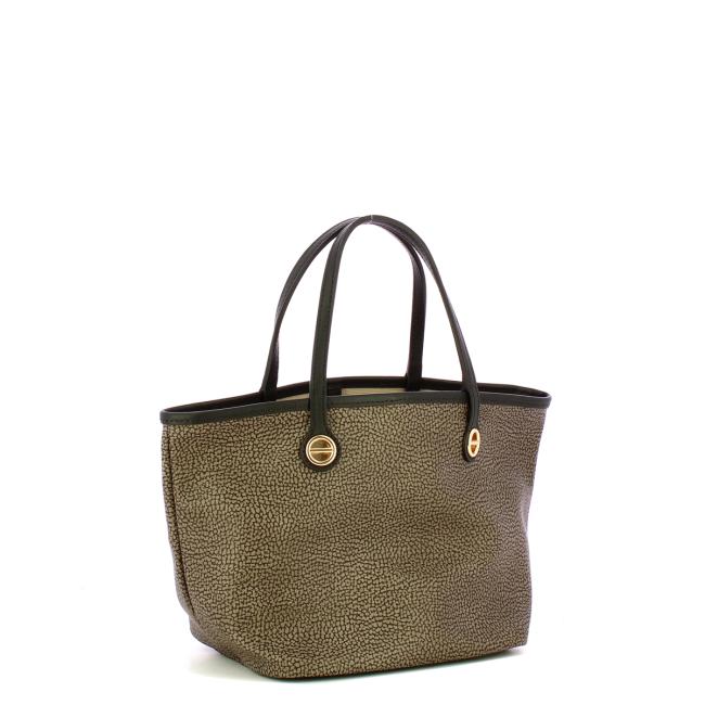 Borbonese Borsa a mano Flight S Carbone - 2