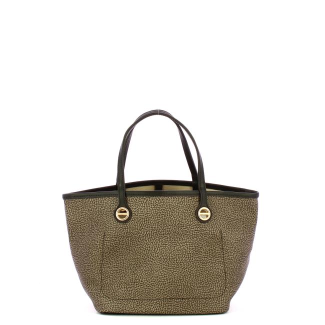 Borbonese Borsa a mano Flight S Carbone - 3