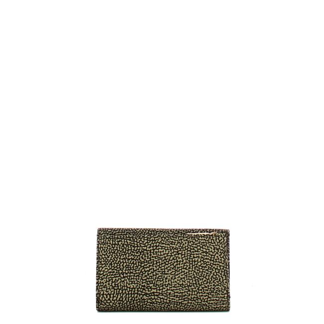 Borbonese Portafoglio Medium con patta Catrame - 2