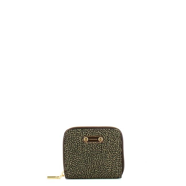 Borbonese Portafoglio Small Zip Around Catrame - 1