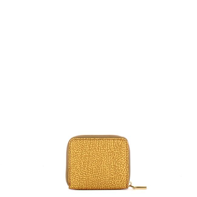 Borbonese Portafoglio Small Zip Around Curry - 2