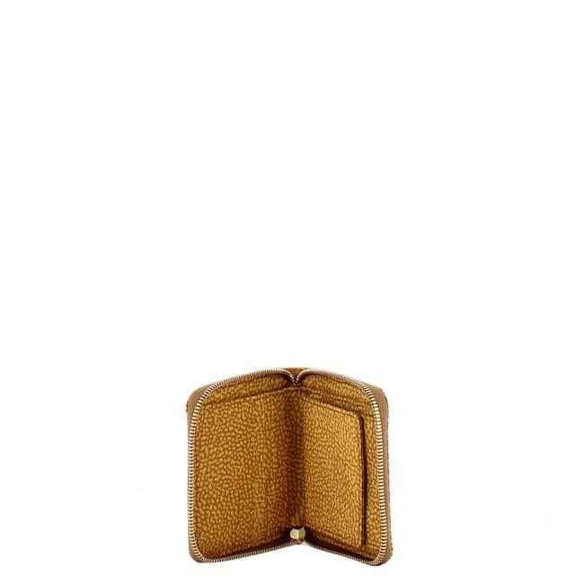 Borbonese Portafoglio Small Zip Around Curry - 3