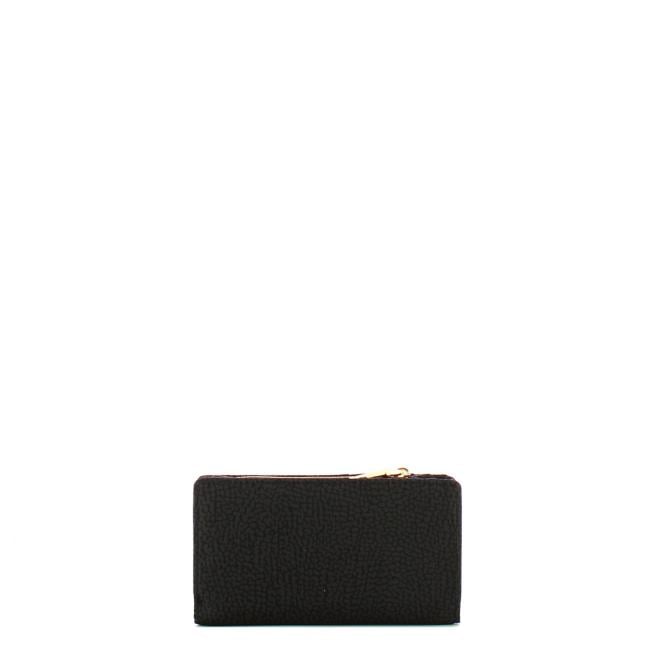 Borbonese Portafoglio Medium Dark Black - 2