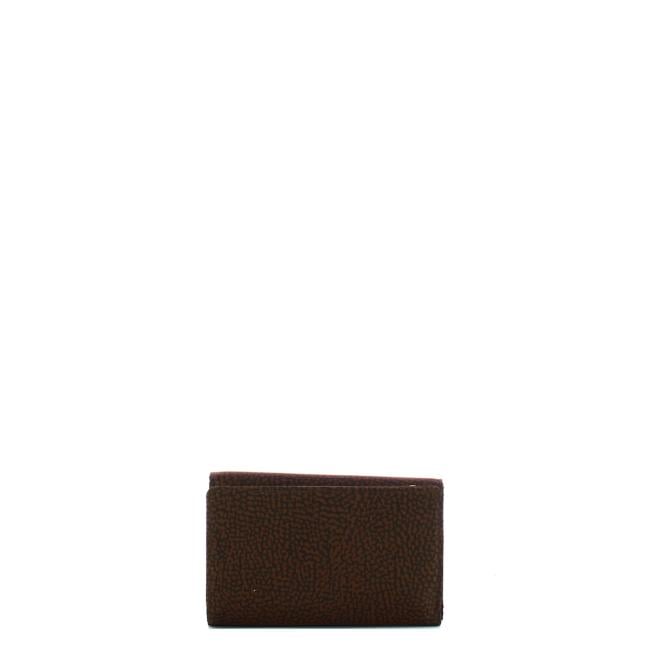 Borbonese Portafoglio Medium con patta Cioccolato - 2