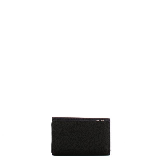 Borbonese Portafoglio Medium con patta Dark Black - 2