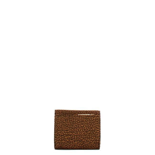 Borbonese Portafoglio Small con patta Castagno - 2