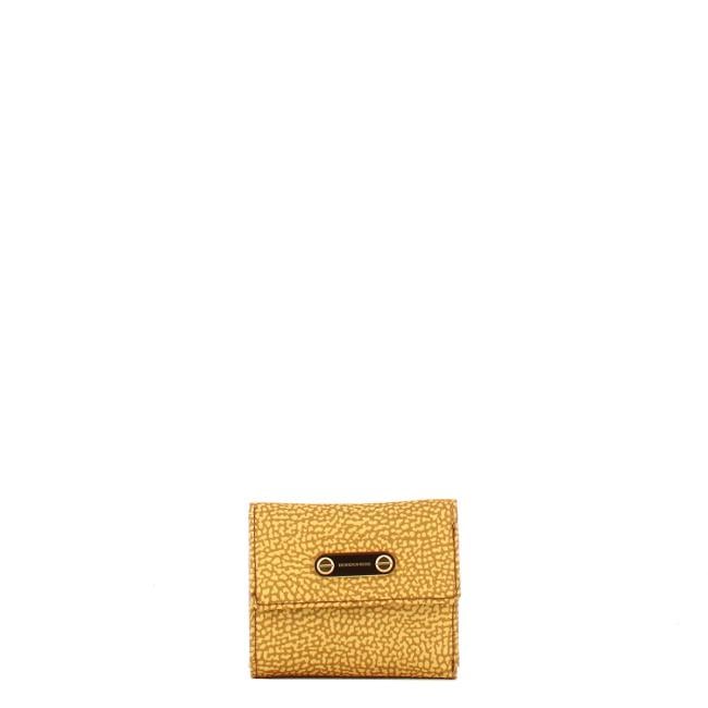 Borbonese Portafoglio Small con patta Curry - 1