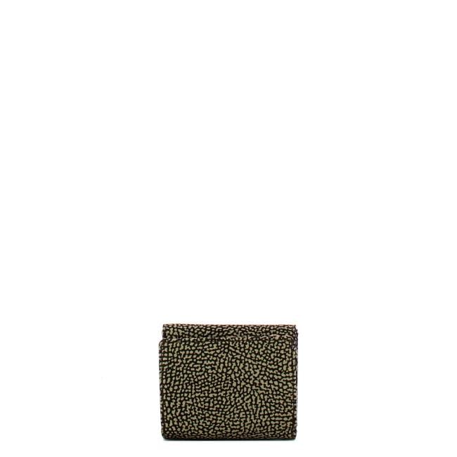 Borbonese Portafoglio Small con patta Catrame - 2