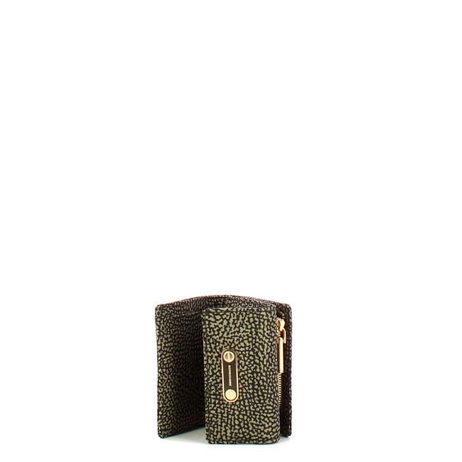 Borbonese Portafoglio Small con patta Catrame - 3