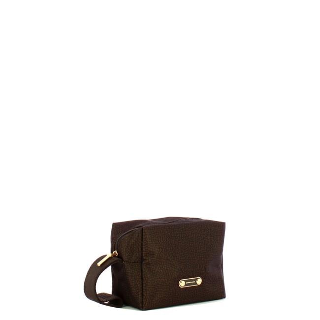 Borbonese Beauty Small con maniglia Cioccolato - 2
