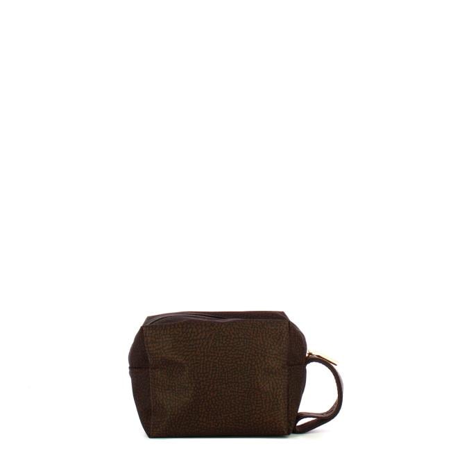Borbonese Beauty Small con maniglia Cioccolato - 3