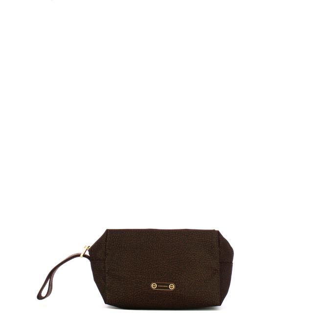 Borbonese Beauty Medium con maniglia Cioccolato - 1