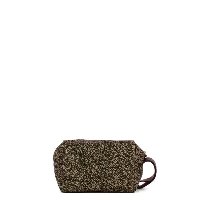Borbonese Beauty Medium con maniglia Catrame - 3