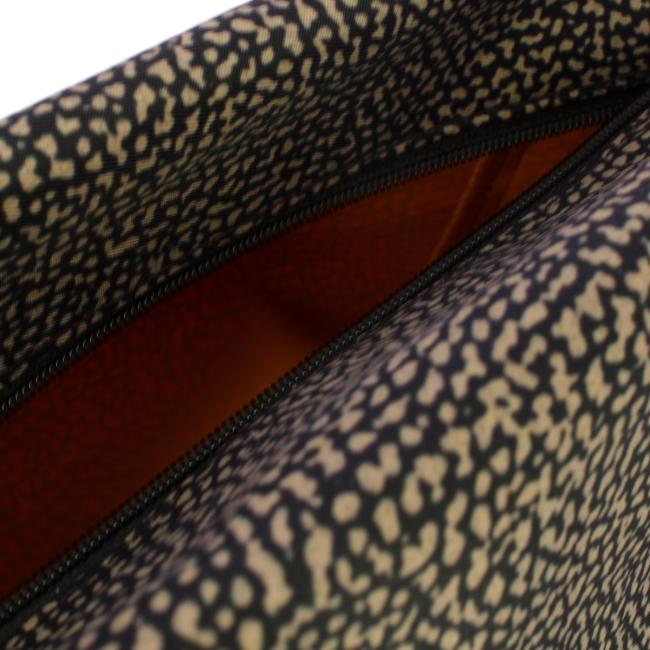 Borbonese Beauty Medium con maniglia Catrame - 4