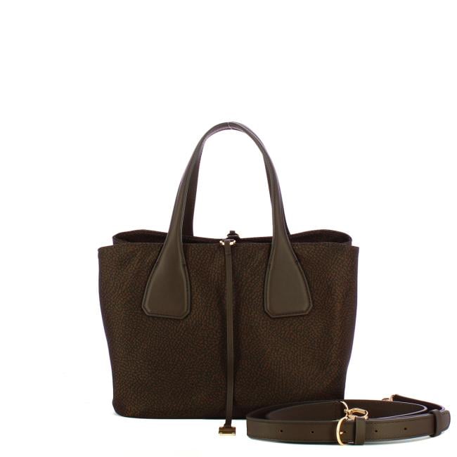Borbonese Borsa a mano Vis a Vis Cioccolato - 4