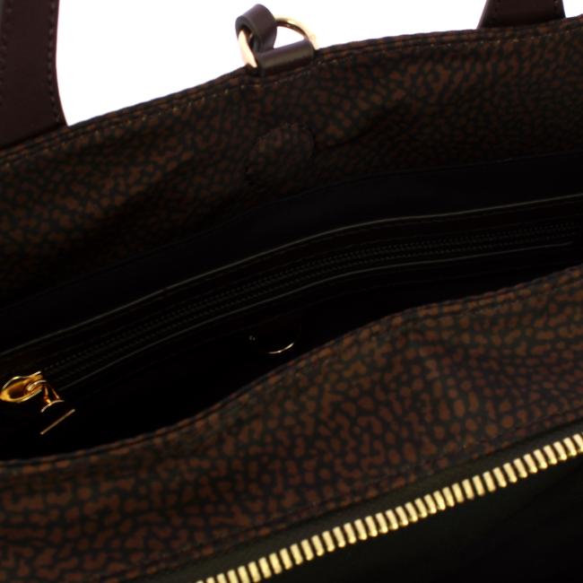 Borbonese Borsa a mano Vis a Vis Cioccolato - 5