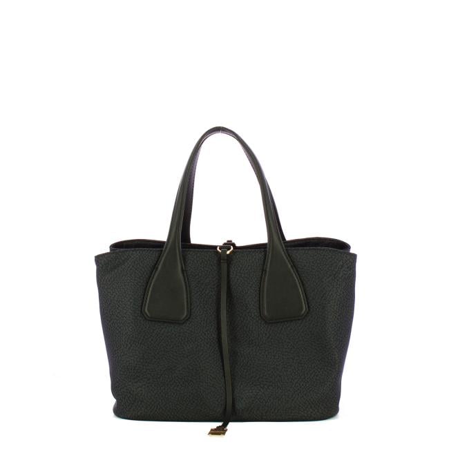 Borbonese Borsa a mano Vis a Vis Dark Black - 1