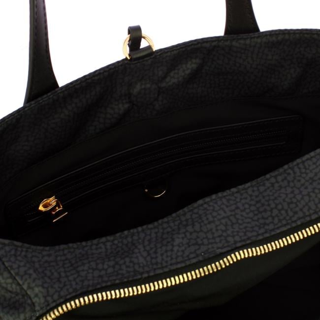 Borbonese Borsa a mano Vis a Vis Dark Black - 5