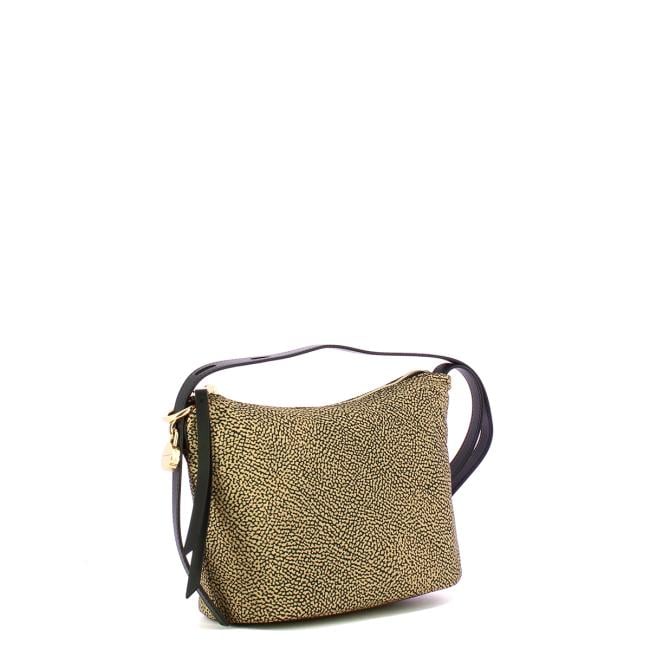 Borbonese Tracolla Prive small OP Naturale Nero - 2