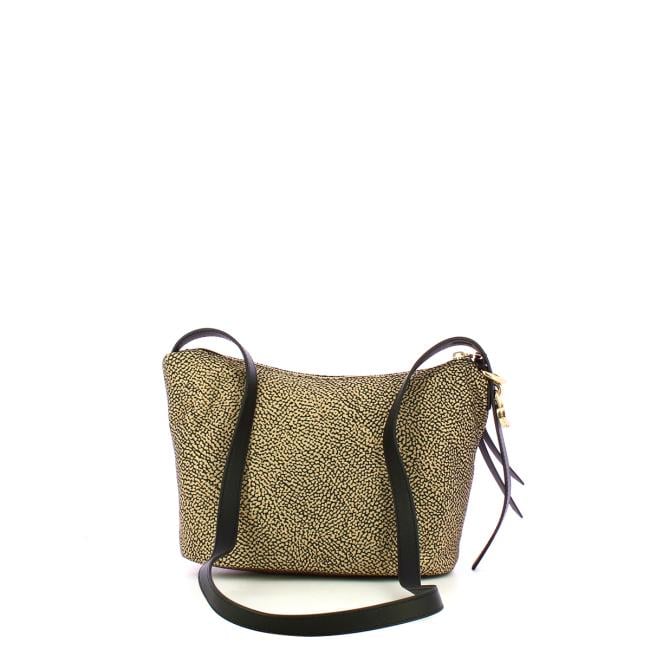Borbonese Tracolla Prive small OP Naturale Nero - 3