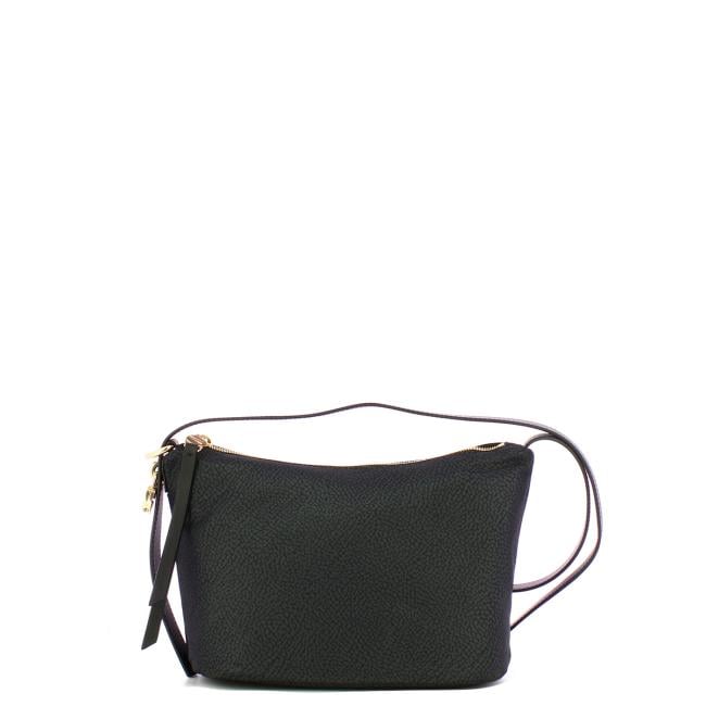 Borbonese Tracolla Prive small Dark Black - 1