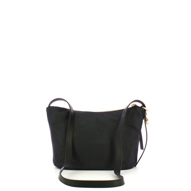 Borbonese Tracolla Prive small Dark Black - 3
