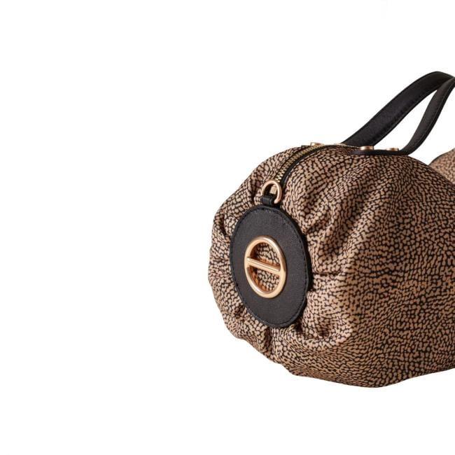 Borbonese Bauletto B-Accademy Small OP Naturale Nero - 4