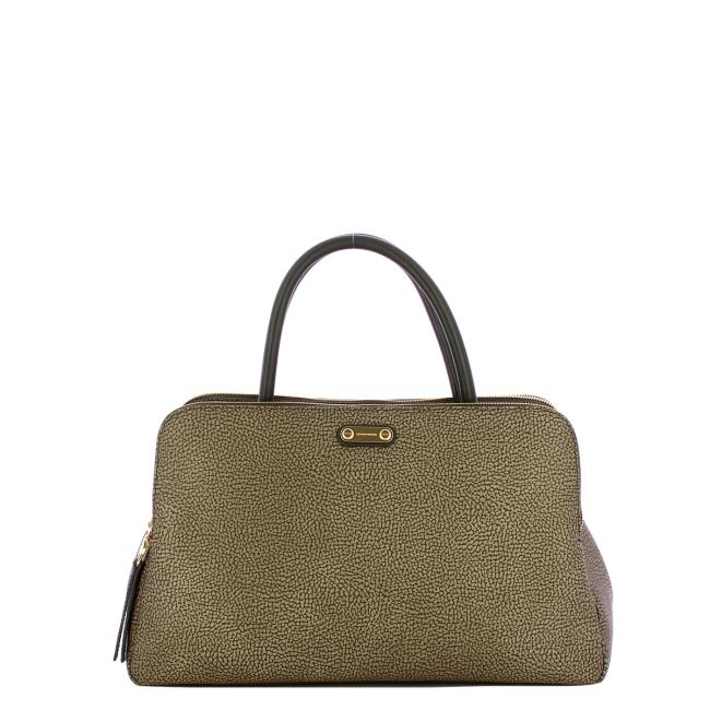 Borbonese Urban bauletto Medium Carbone - 1