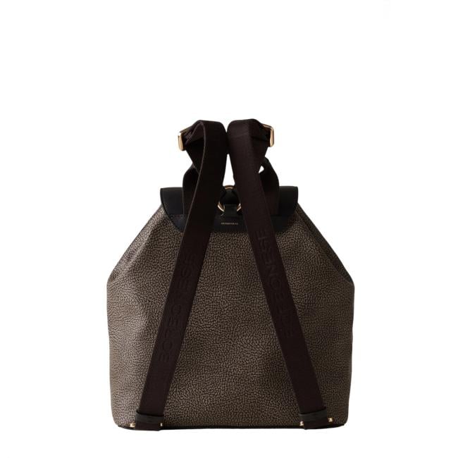 Borbonese Zaino Urban medium Carbone - 3