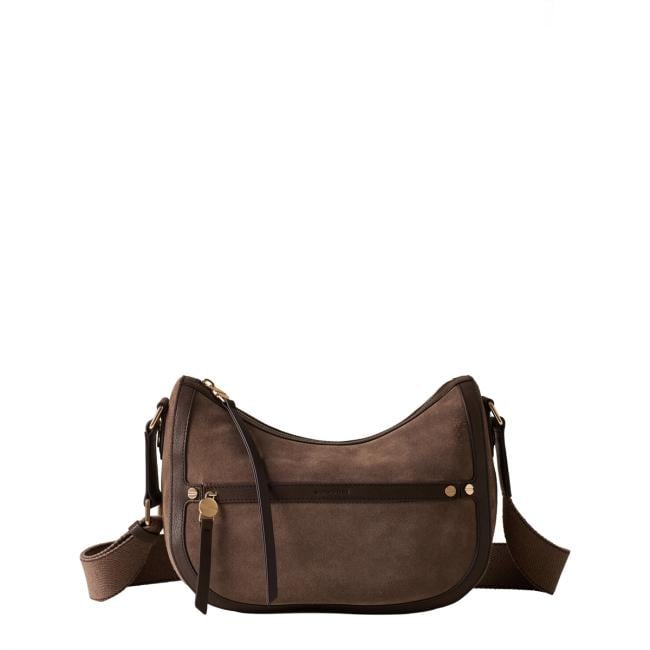 Borbonese Luna Bag Small Cenere Cacao - 1
