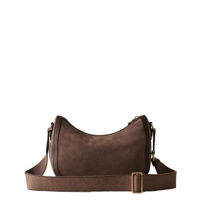 Borbonese Luna Bag Small Cenere Cacao - 3
