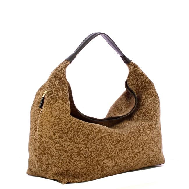 Borbonese Hobo bag Medium Cumino Ebano - 2