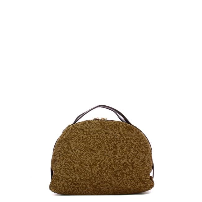 Borbonese Sexy Bag Small camoscio OP Cumino Ebano - 3