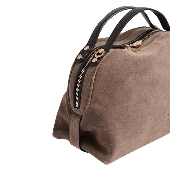 Borbonese Sexy Bag Small Cenere Ebano - 6
