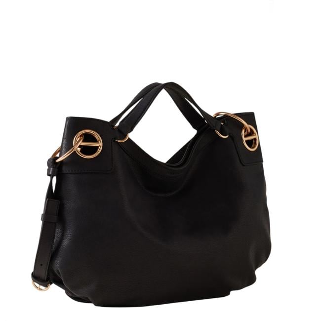 Borbonese London Hobo Medium Nero - 3