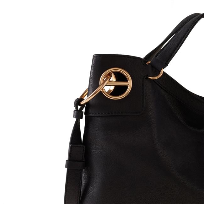 Borbonese London Hobo Medium Nero - 6