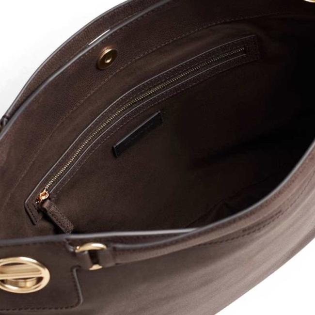 Borbonese London Hobo Medium Cacao - 4