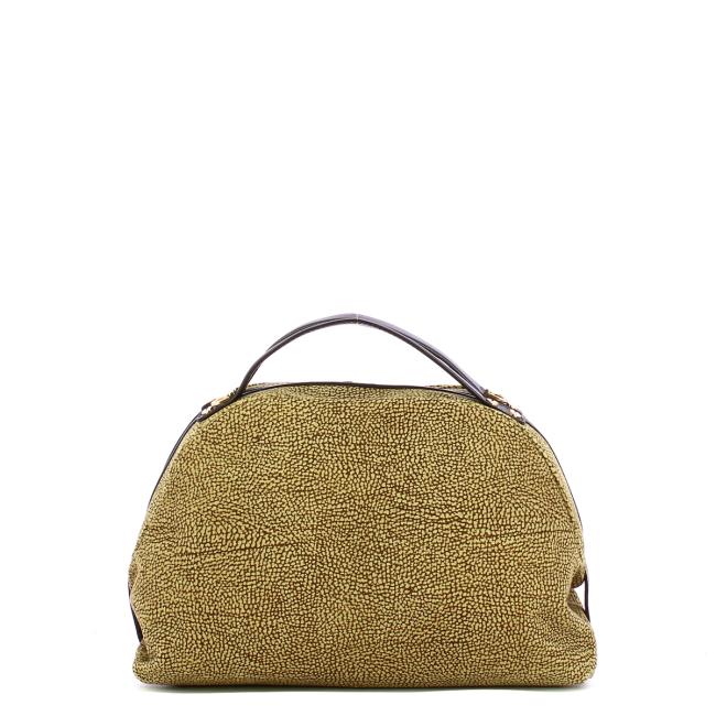 Borbonese Sexy Bag Medium camoscio OP Naturale Ebano - 3
