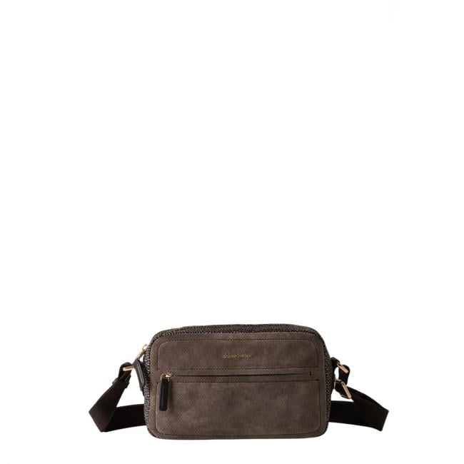 Borbonese Camera case small Catrame Cenere - 910103430288M34 - 1