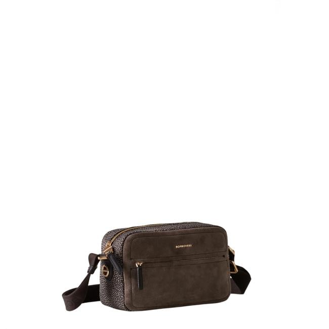 Borbonese Camera case small Catrame Cenere - 910103430288M34 - 2