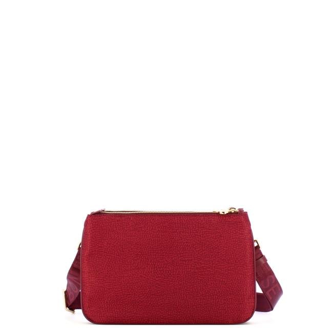 Borbonese Tracollina in Nylon Riciclato Merlot - 934119I15027 - 1
