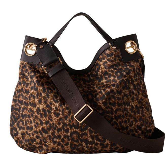 Borbonese Borsa a mano London Large Corteccia - 910102630325255 - 3