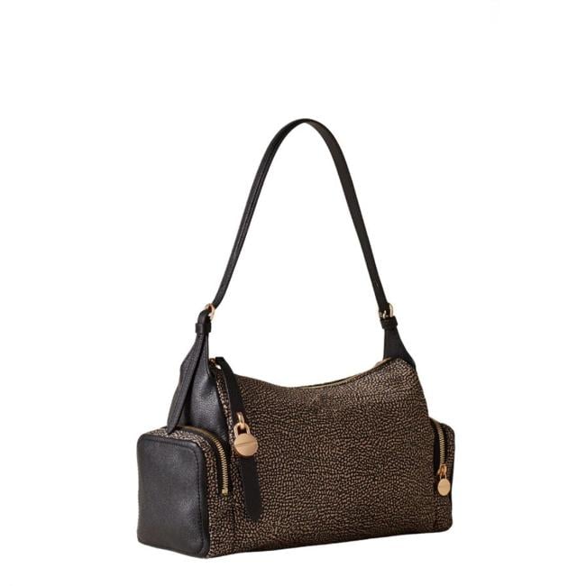 Borbonese Hobo medium OP Naturale Nero - 910101970189X11 - 2